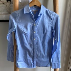 Banana Republic non iron fitted shirt in 2P in blue